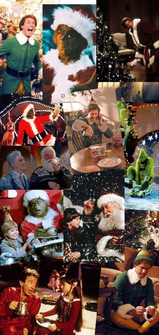 Holdir Weihnachtliche Stimmung Mit Einem Grinch-weihnachts-iphone. Wallpaper