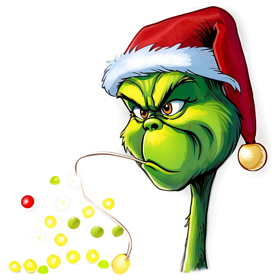 Grinch Christmas Lights Png Vmr PNG