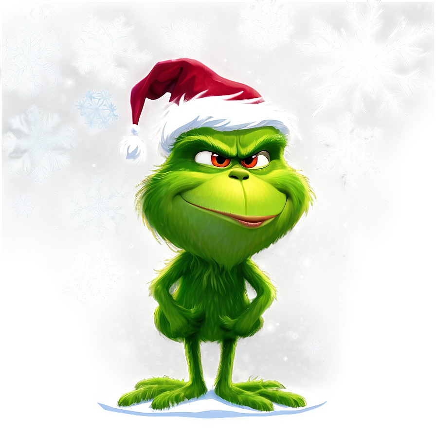 Grinch Christmas Snow Scene Png Xyl PNG