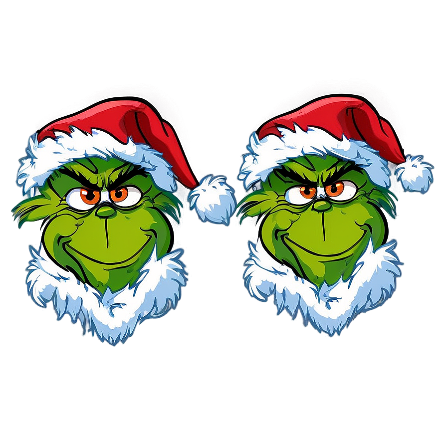 Grinch Christmas Sweater Design Png 15 PNG