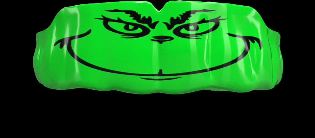 Grinch Inflatable Smirk PNG