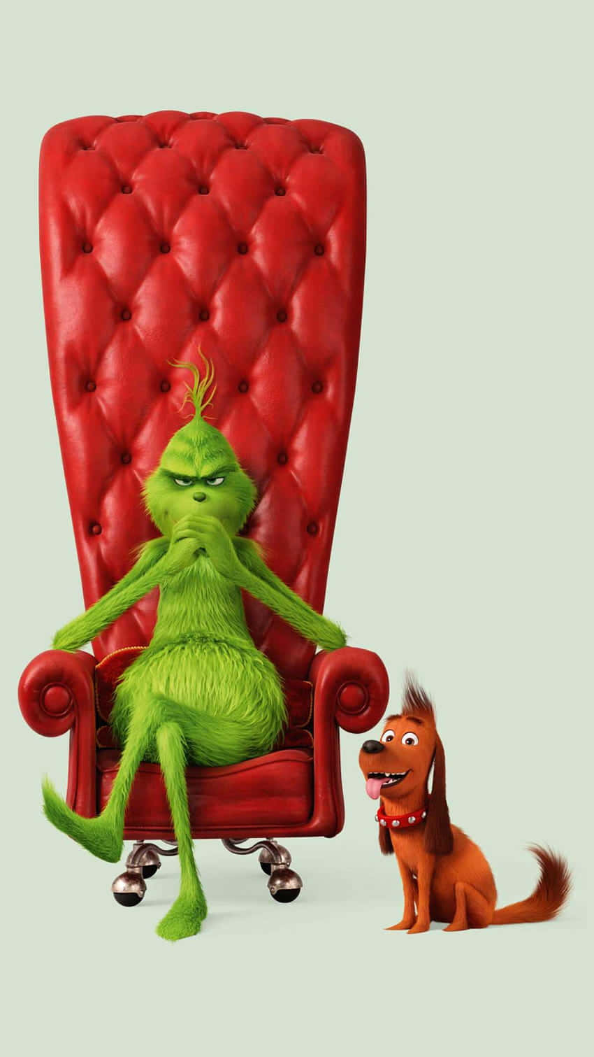 Grinchand Dogin Red Chair Wallpaper