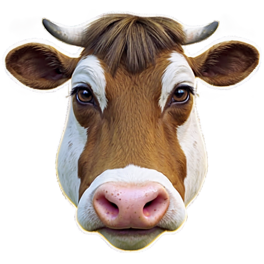 Grinning Cow Face Png 91 PNG