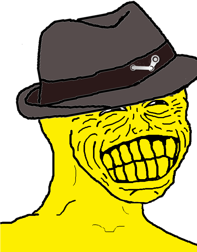 Grinning Face With Hat Drawing PNG