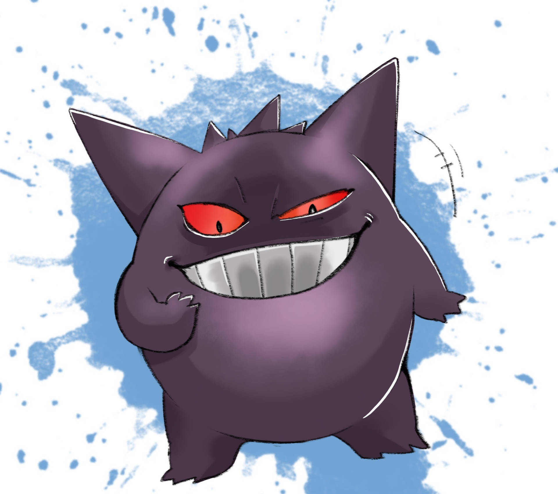 "The Supernatural Grin of Gengar" Wallpaper