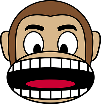 Grinning_ Monkey_ Emoji_ Vector PNG