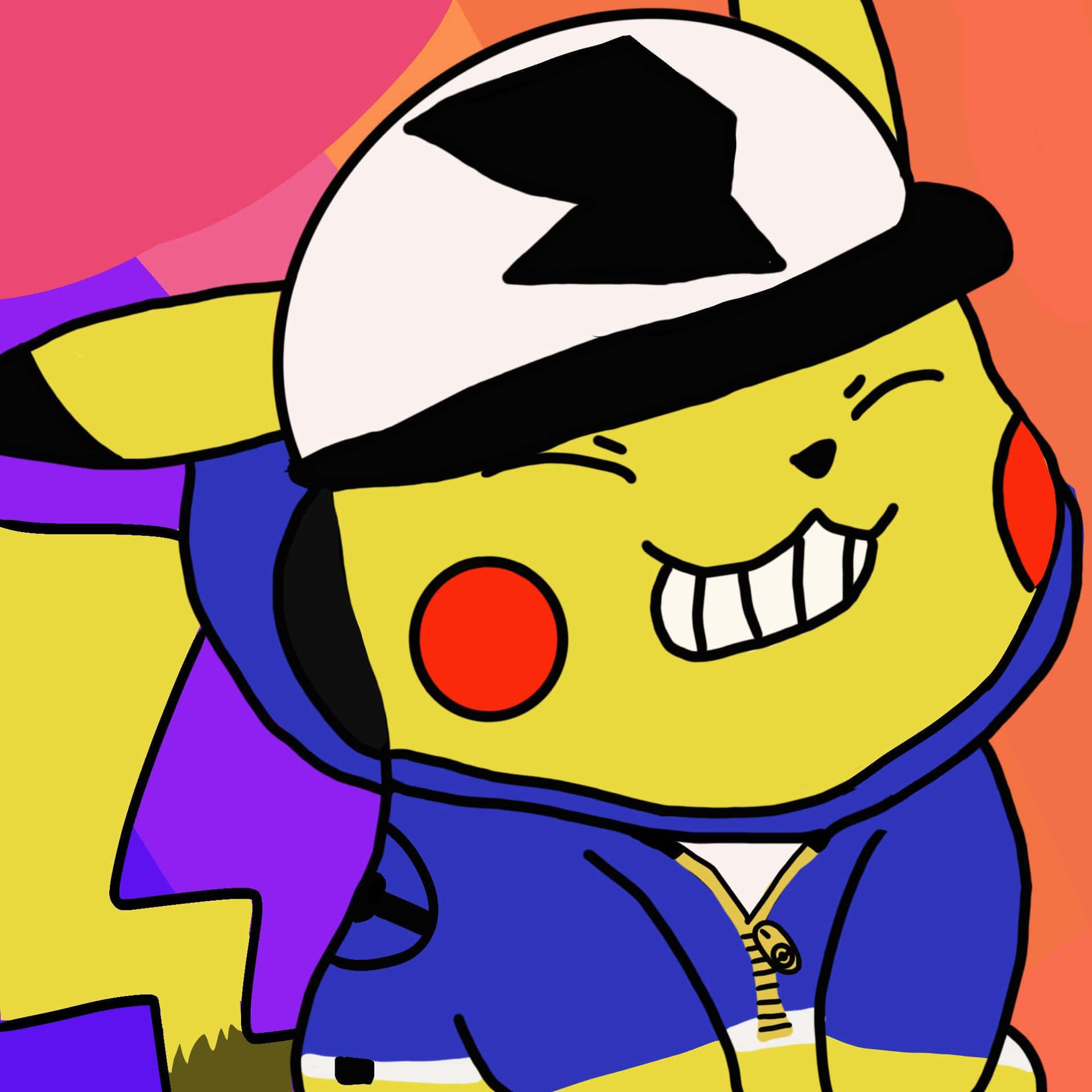 Grinning Pikachu Cool Pfp For Discord Wallpaper