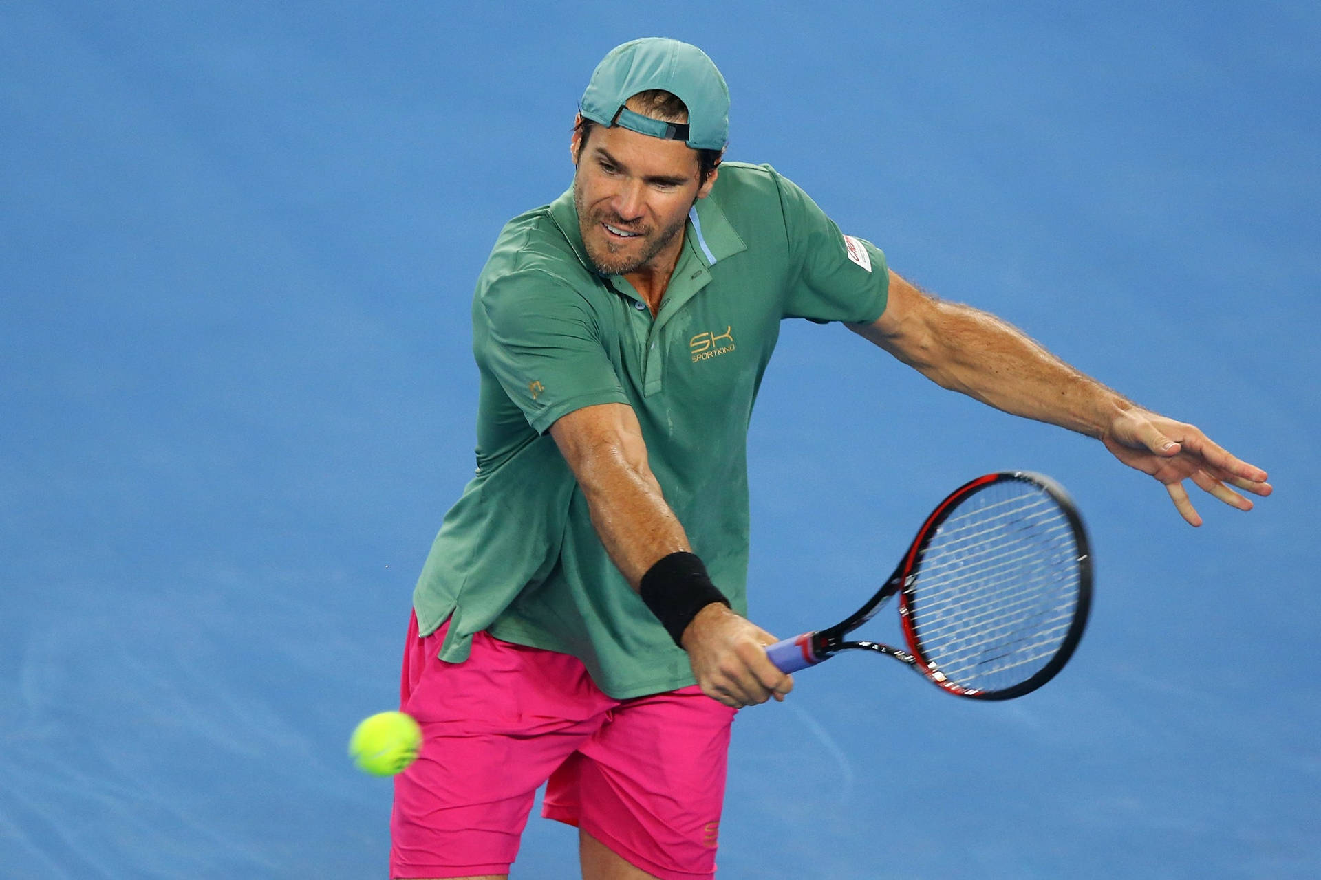 Grinning Tommy Haas Wallpaper