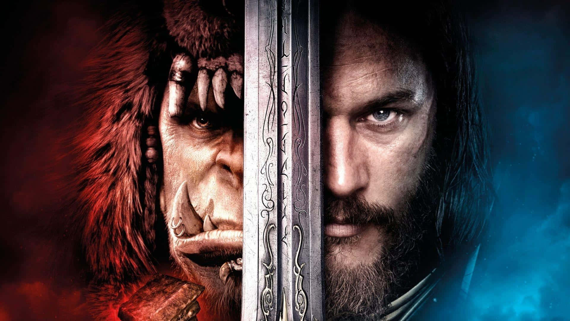 Gripping Battle - Warcraft The Movie. Wallpaper