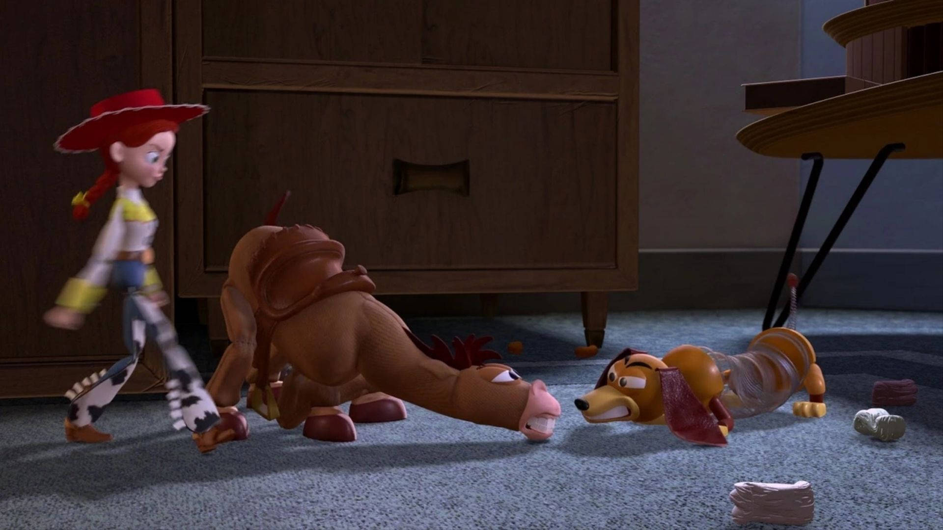 Alvode Bullseye Sorrindo Em Toy Story. Papel de Parede
