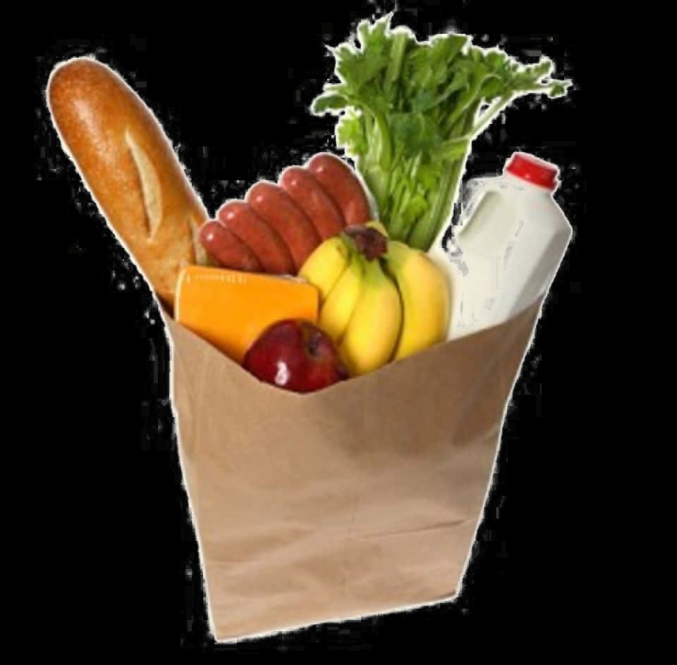 Grocery Bag Fresh Produce PNG