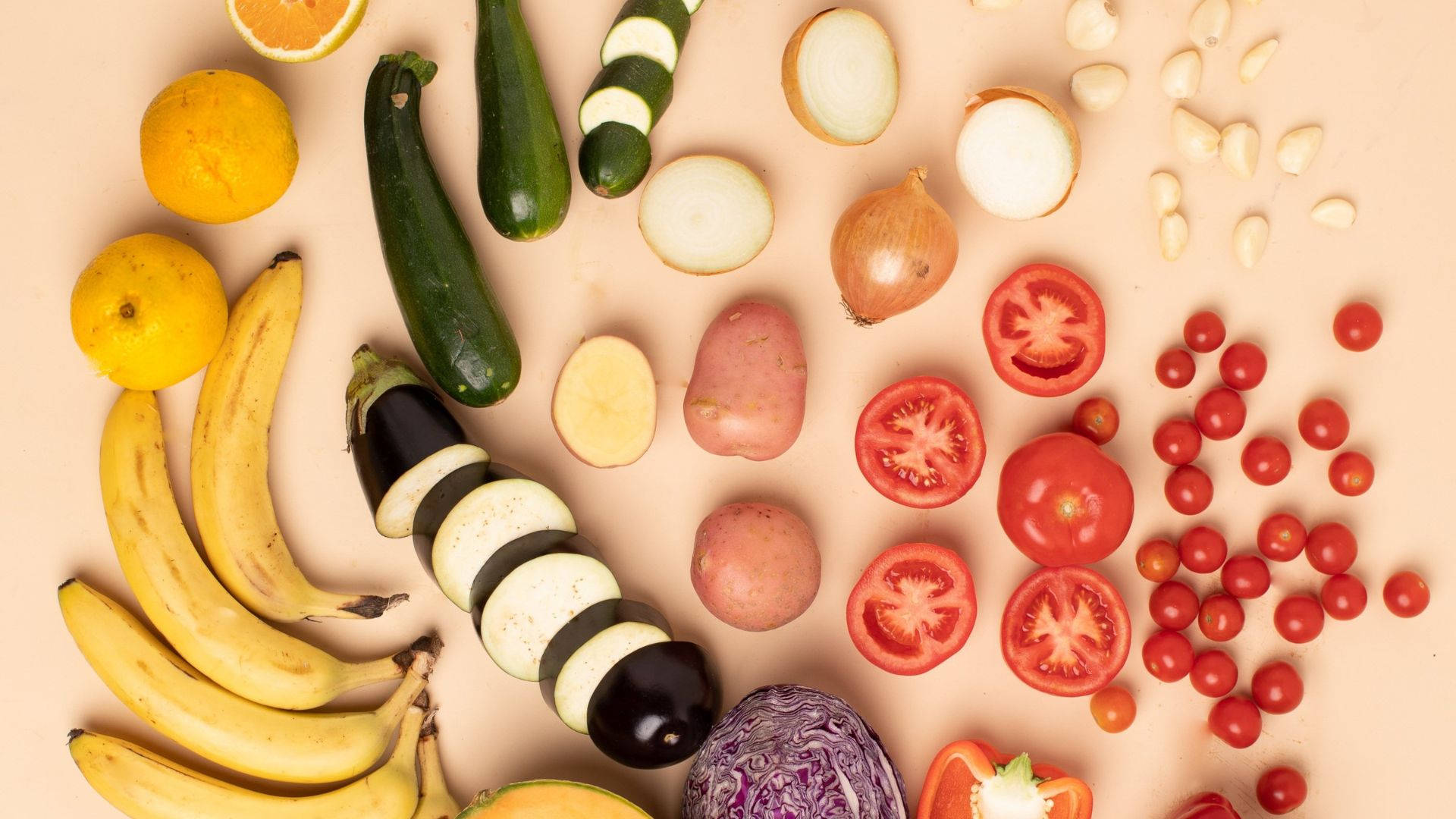 Artículosde Comestibles Tomates En Rodajas Fondo de pantalla