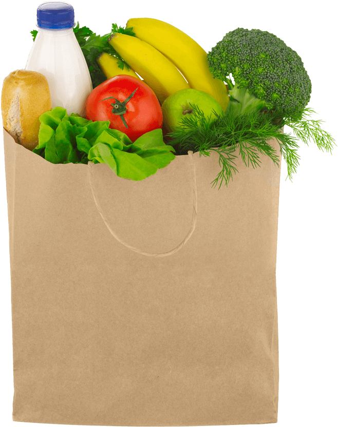 Grocery Shopping Bag Fresh Produce PNG