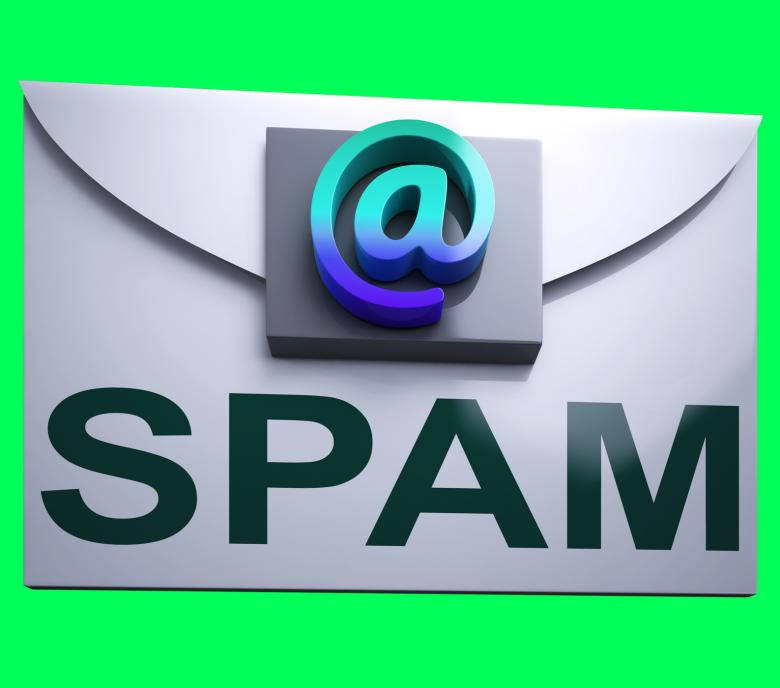 Grøn Spam E-mail 3d Grafik Wallpaper