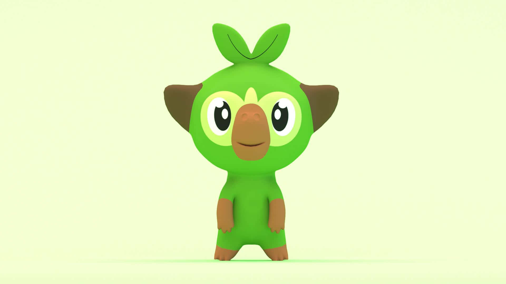 Grookey, An Adorable Grass-type Pokémon Wallpaper