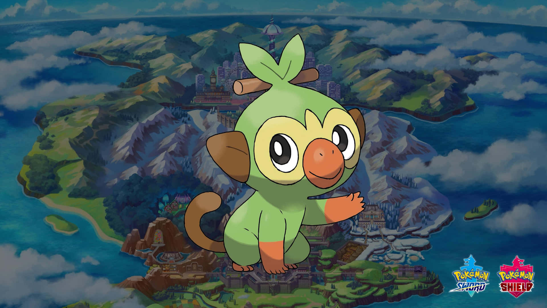 Grookey Pokemon Sword Shield Promo Art Wallpaper