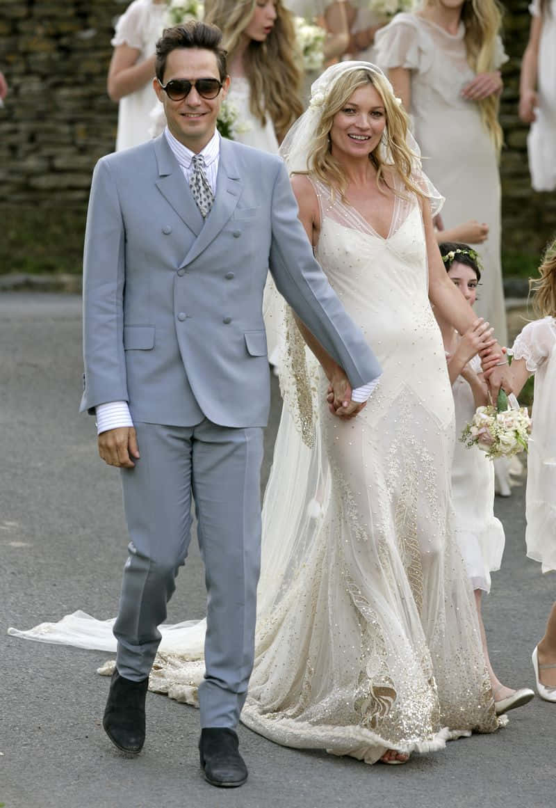 A beautiful bride and handsome groom celebrating their love.