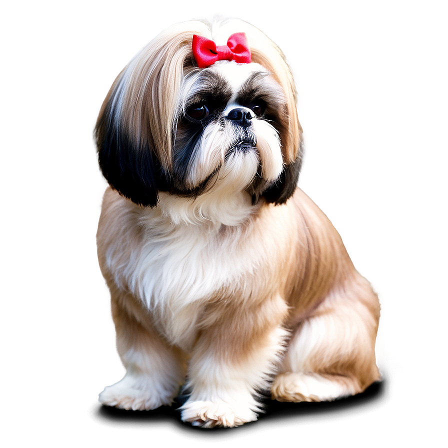 Groomed Shih Tzu Show Dog Png Ifl PNG