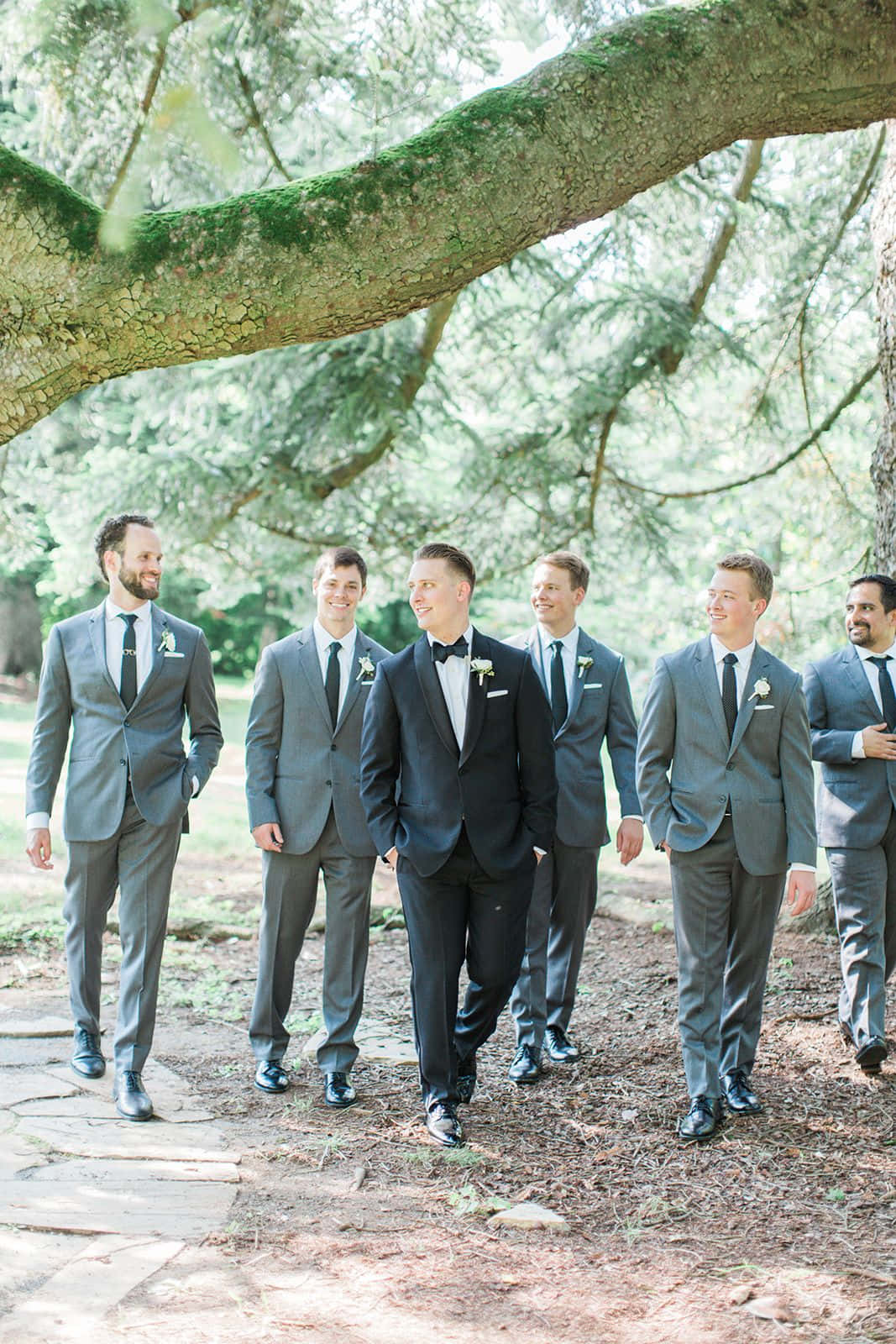 The Groomsmen Celebrating the Couple's Special Day