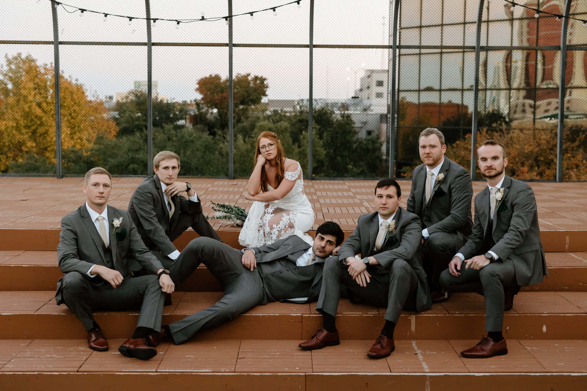 Cheers! Celebrate with your groomsmen on your special day!