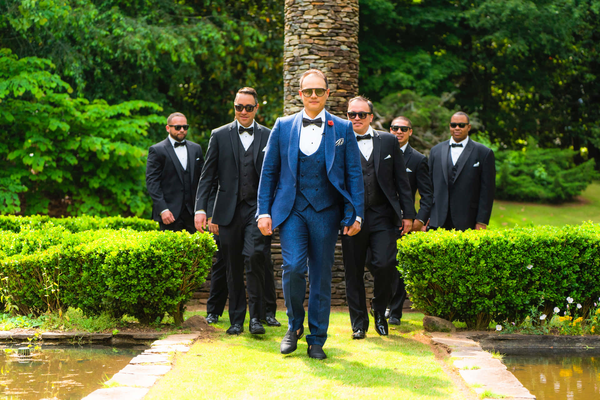 A Picture-Perfect Groomsman Moment