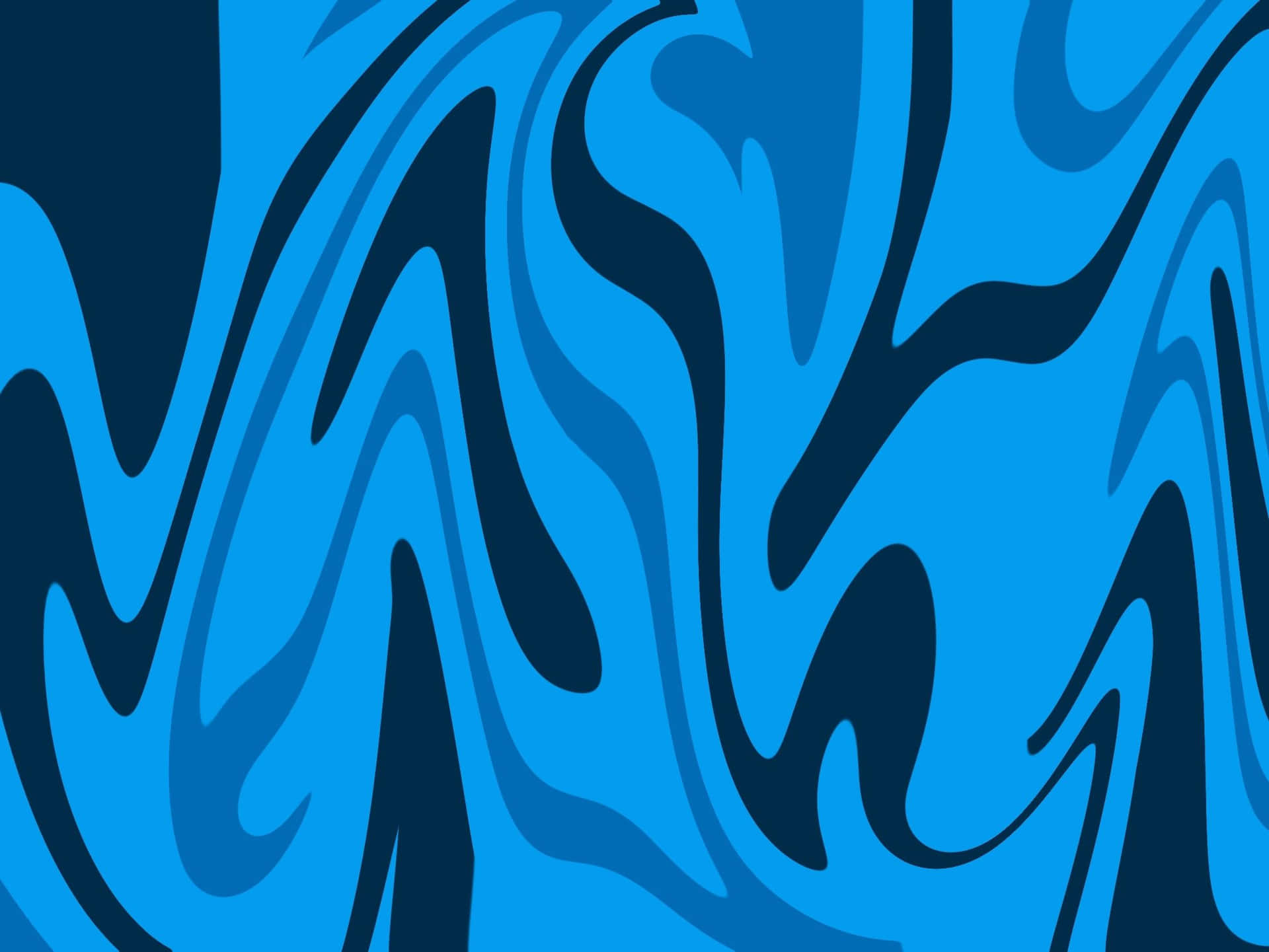 A Blue And Black Abstract Pattern With Swirls Wallpaper