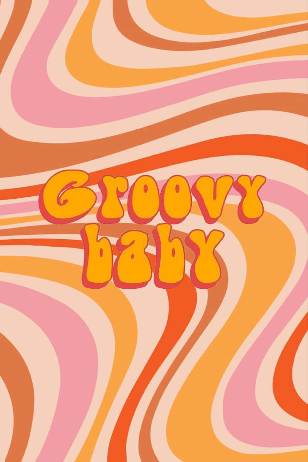 Get groovy with retro vibes Wallpaper
