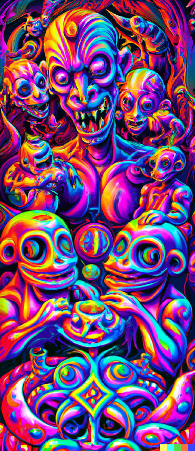 Grotesque Humanoid Wallpaper