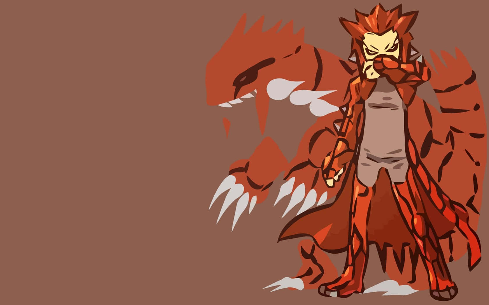 Groudon With Human Form Wallpaper