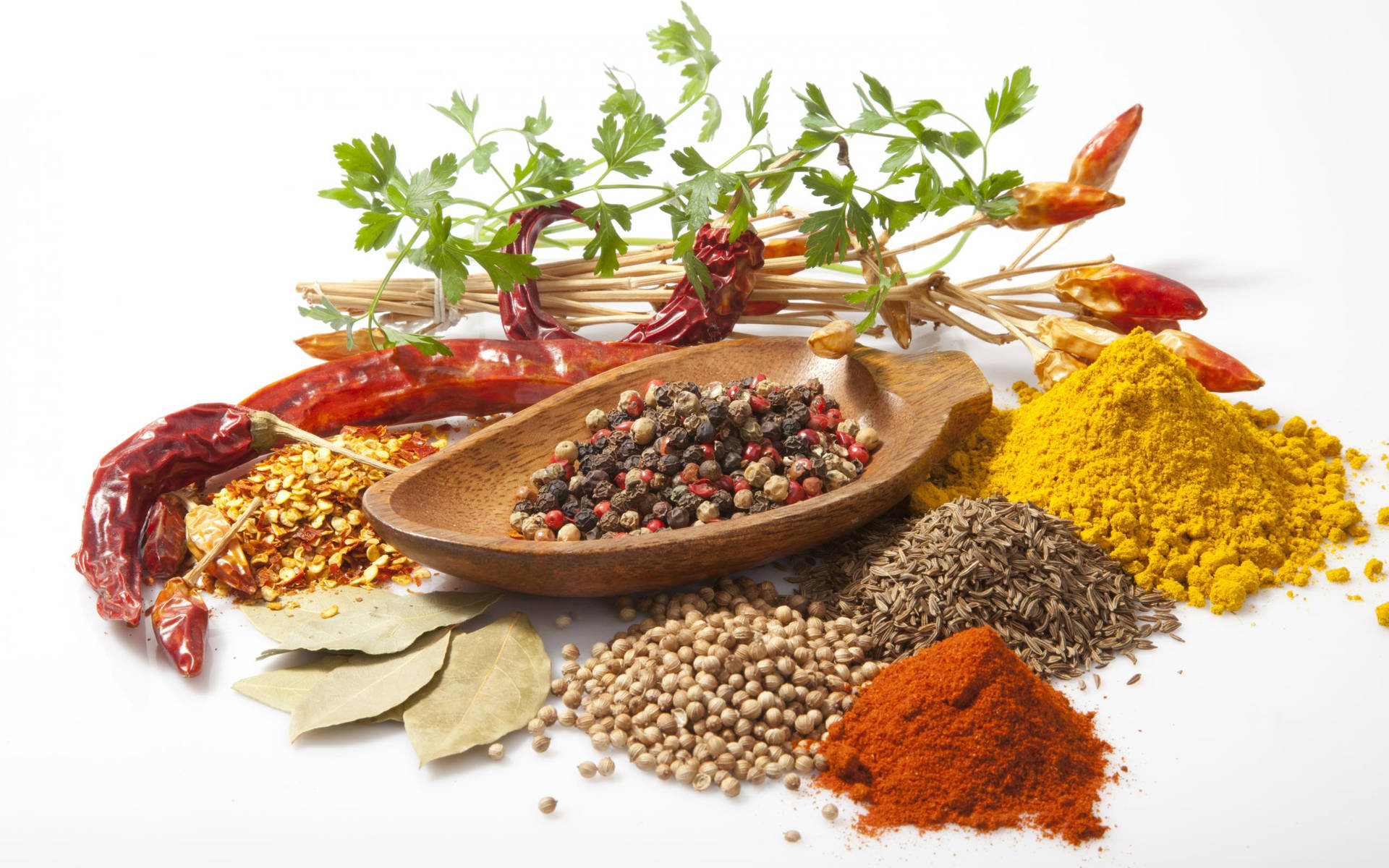 Ground Spice Herbs And Condiments Wallpaper