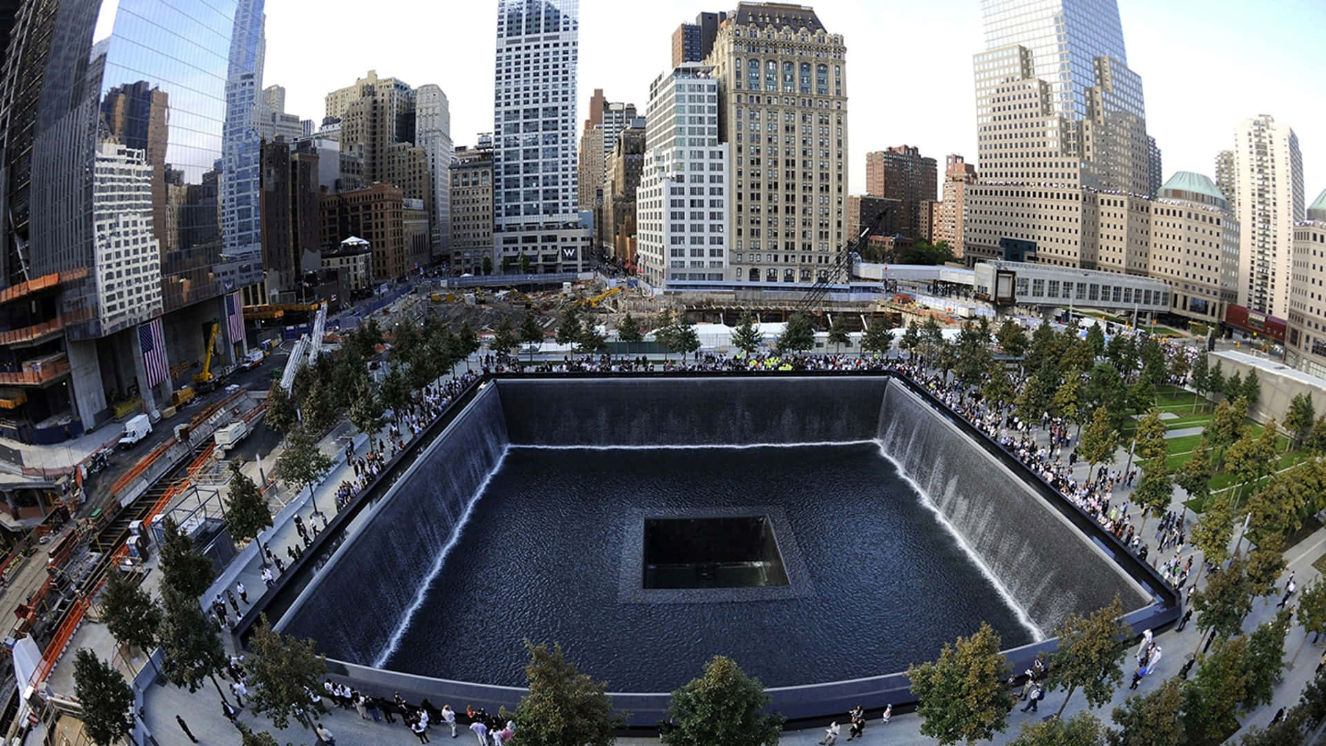 Ground Zero New York Aerial View Wallpaper