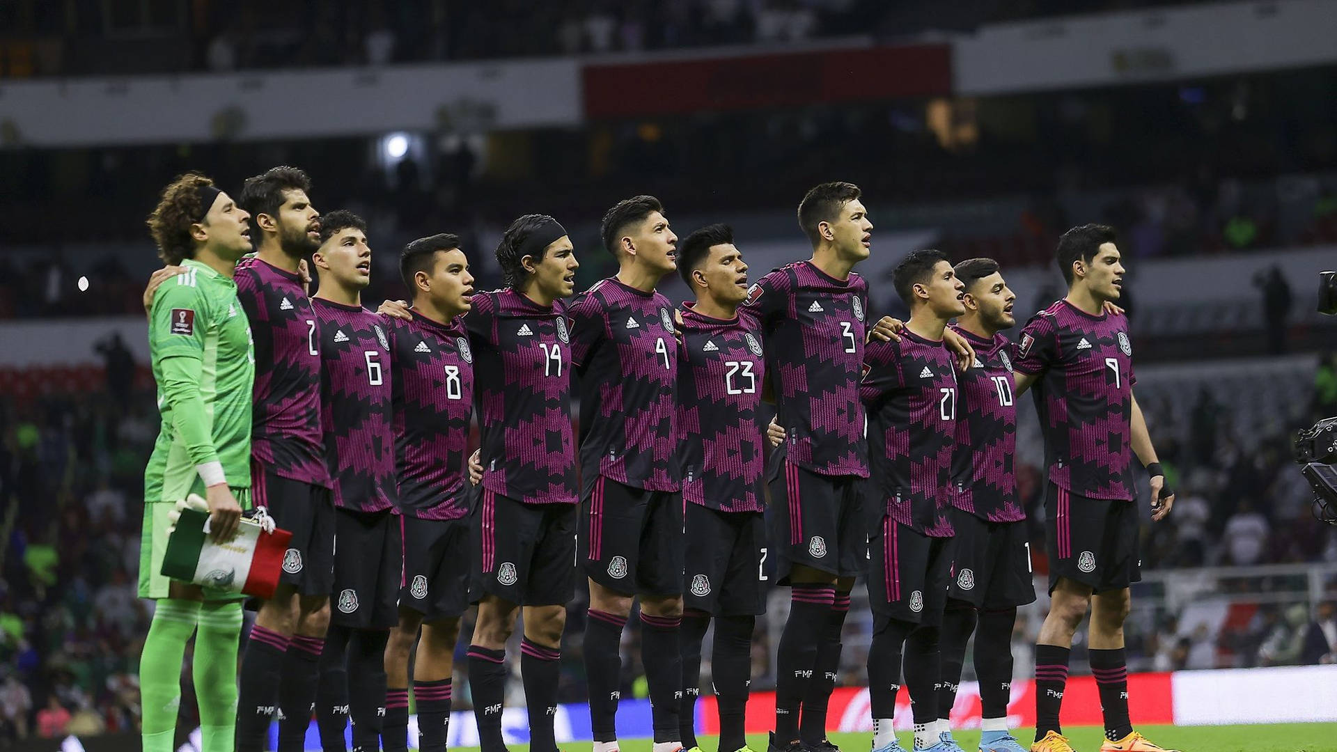 Group Anthem Mexico National Football Team