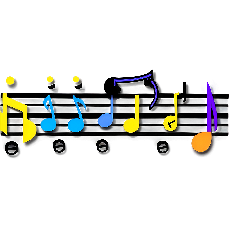 Group Music Notes Png 8 PNG
