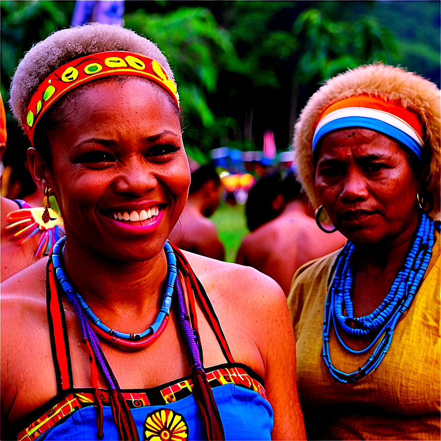 Group Of People At Festival Png 5 PNG