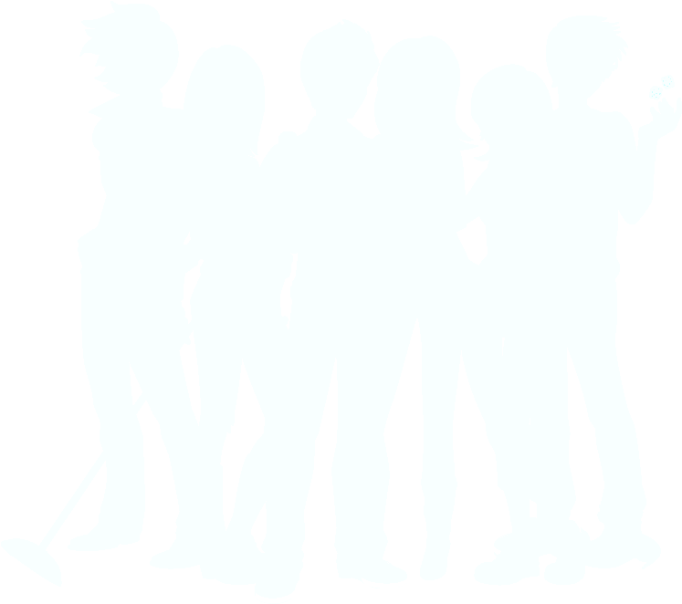 Groupof Friends Silhouette PNG