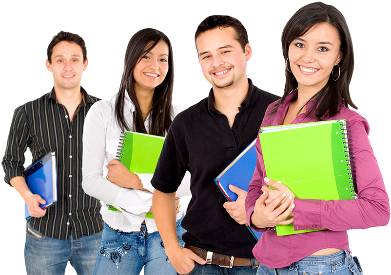 Groupof Students Posing PNG