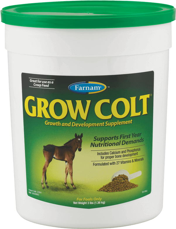 Grow Colt Supplement Container PNG