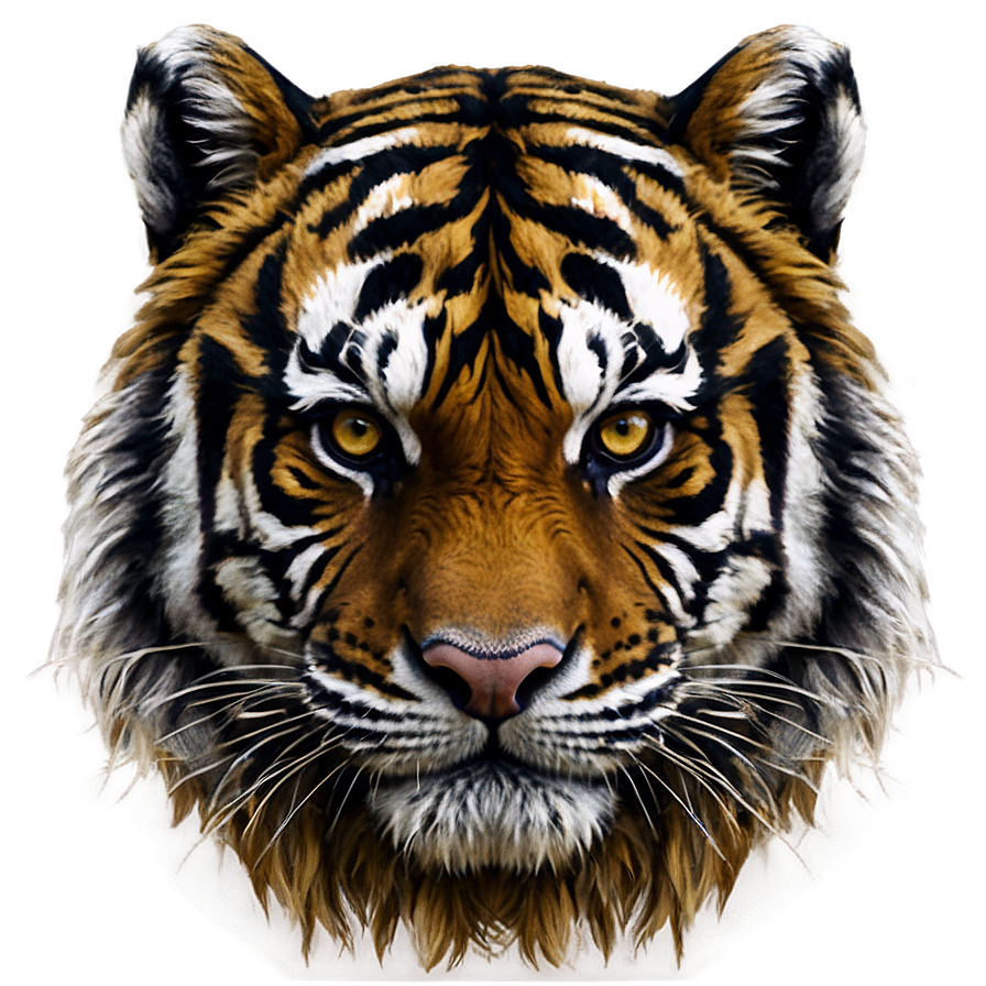 Growling Tiger Portrait Png 53 PNG