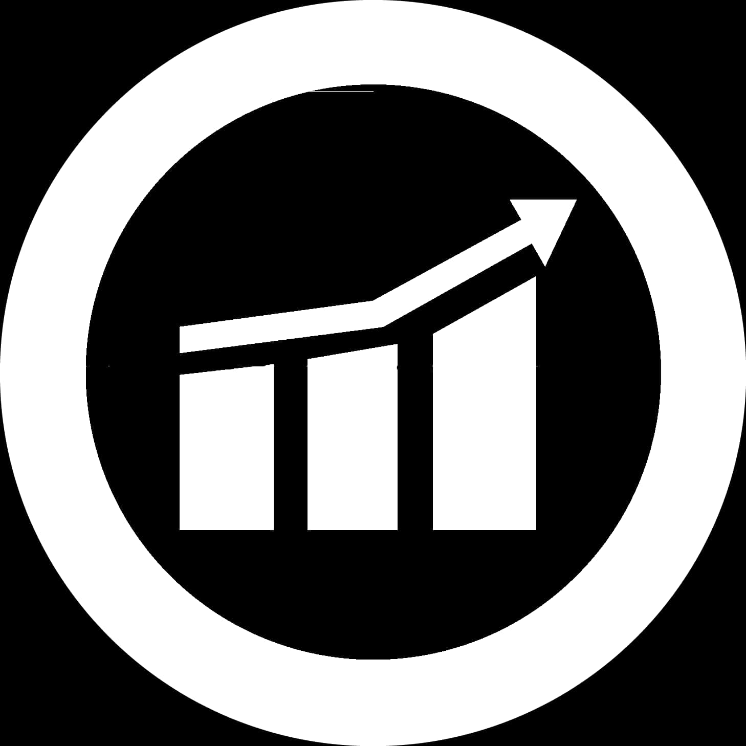 Growth Chart Arrow Icon PNG