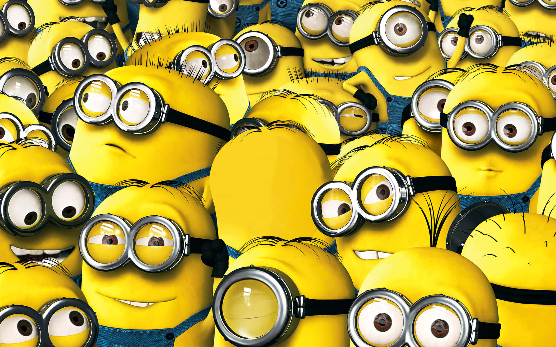 Gru And The Minions In Despicable Me Wallpaper