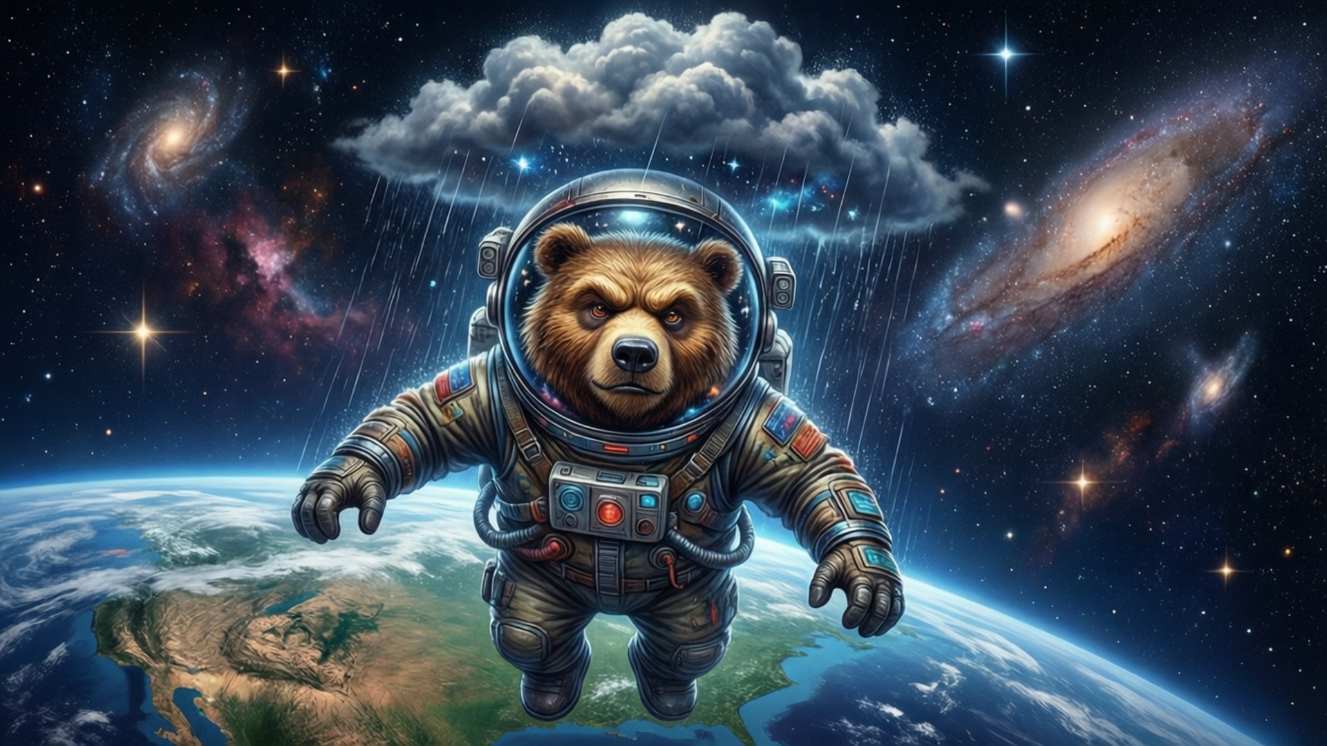 Grumpy Astronaut Wallpapers