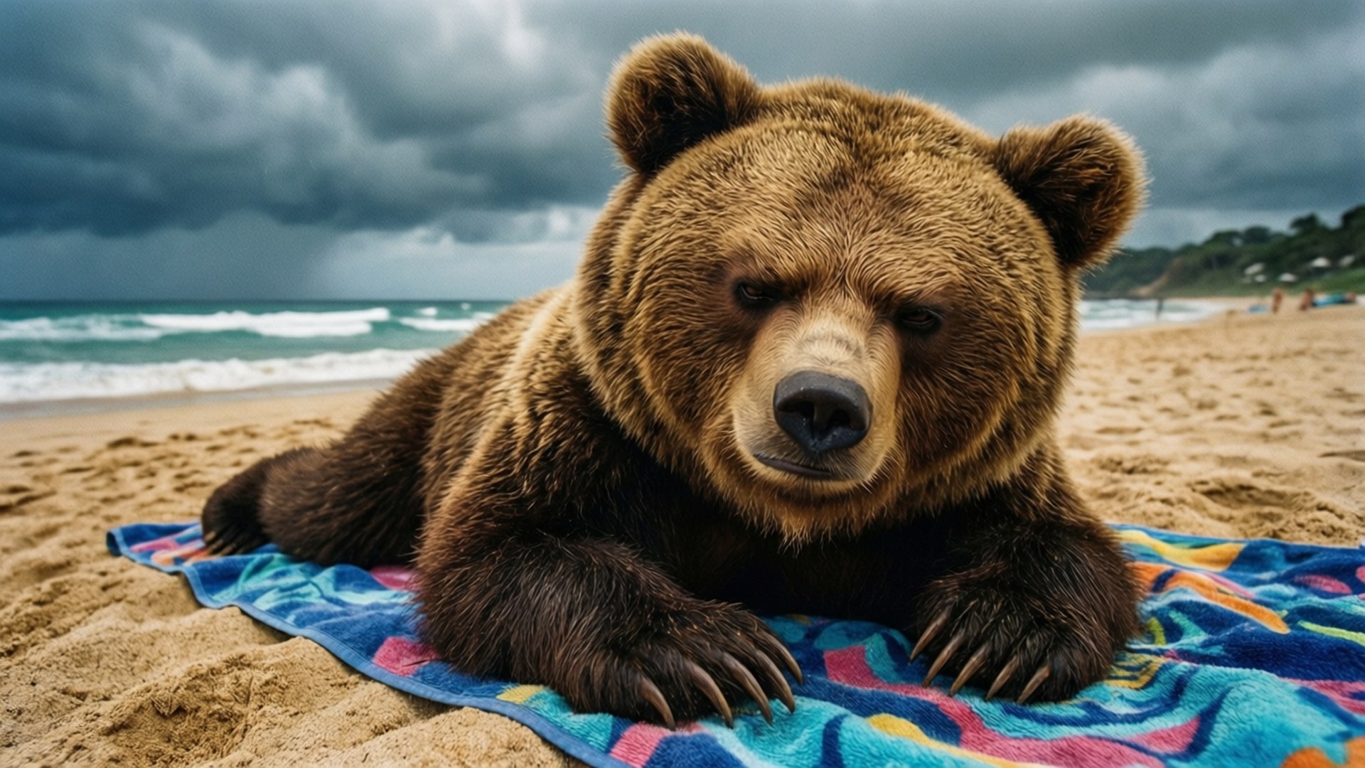 Grumpy Férias na Praia Papéis de Parede