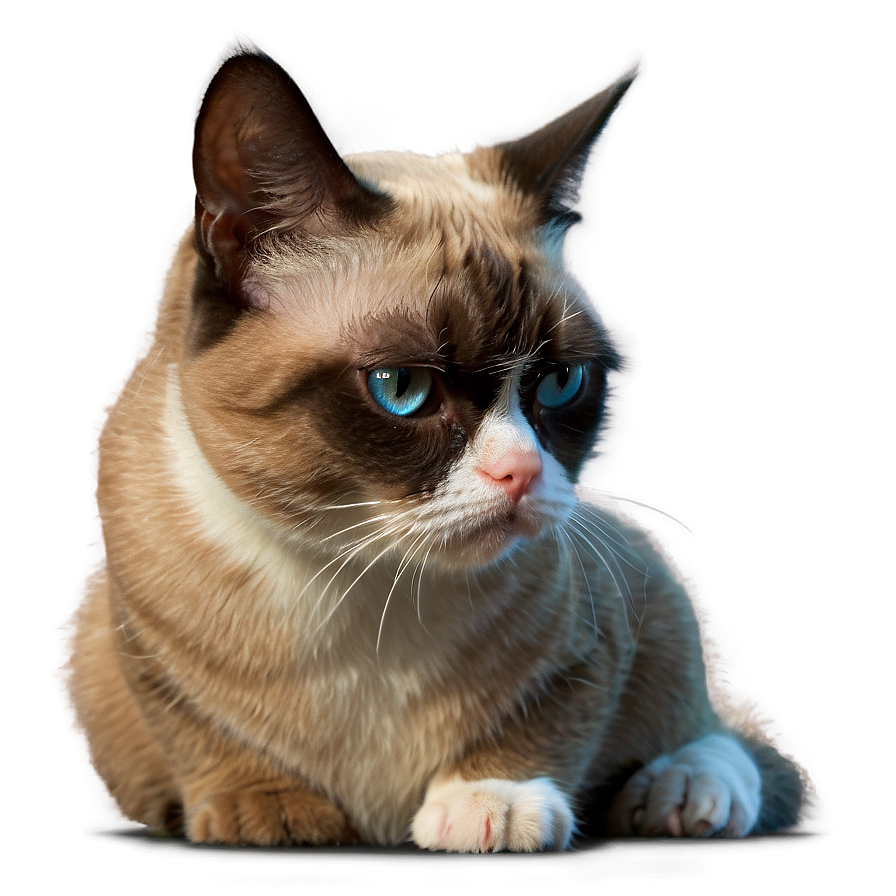 Grumpy Cat Meme Png 05212024 PNG