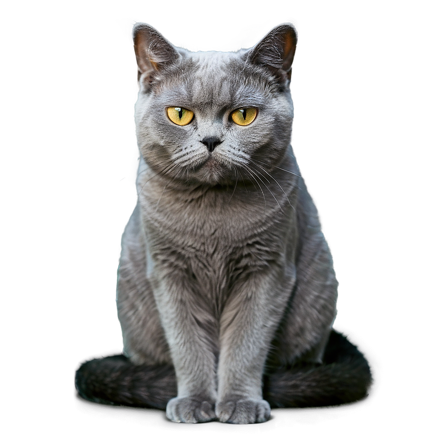 Grumpy Grey Cat Png Xta PNG