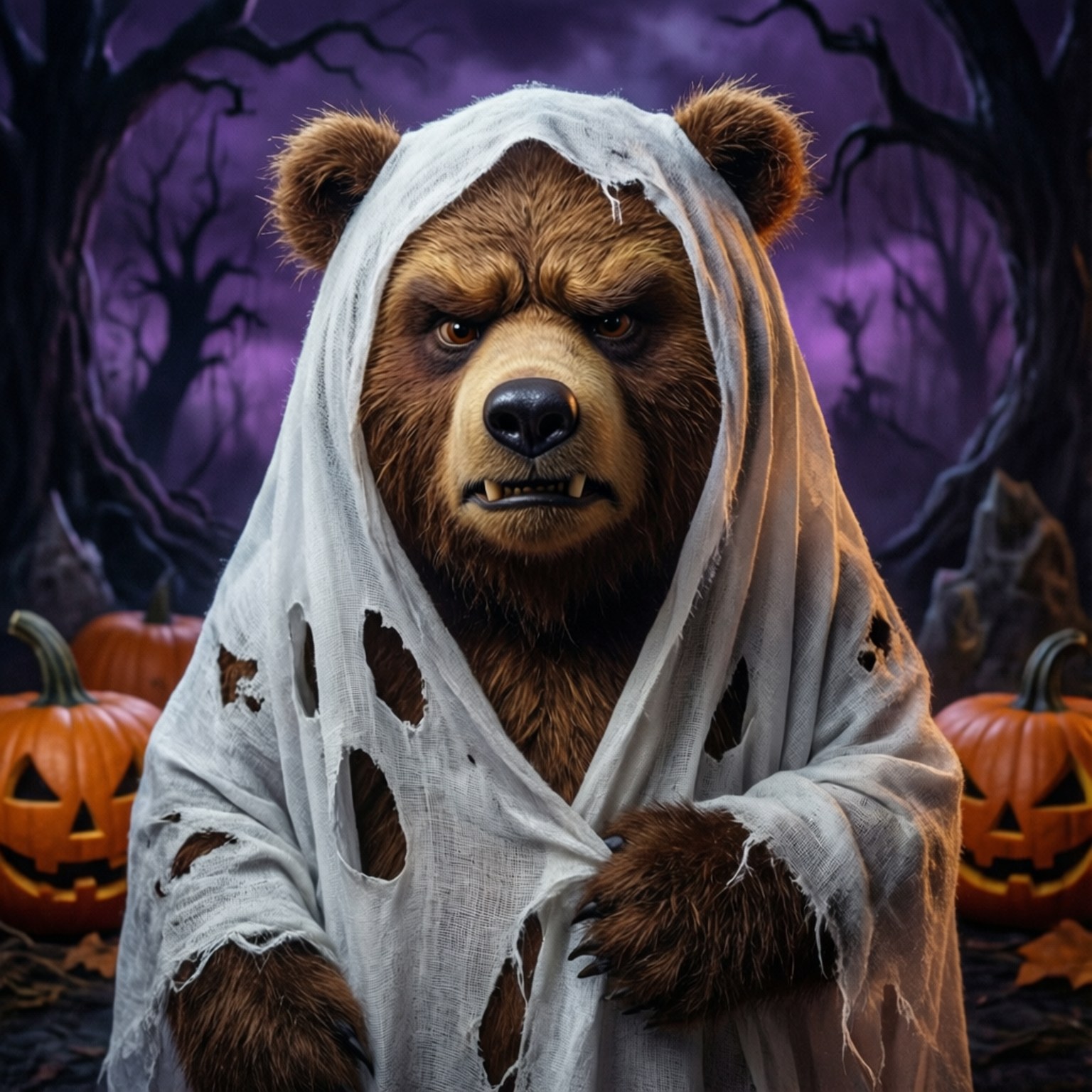 Grumpy Halloween Geest Achtergronden