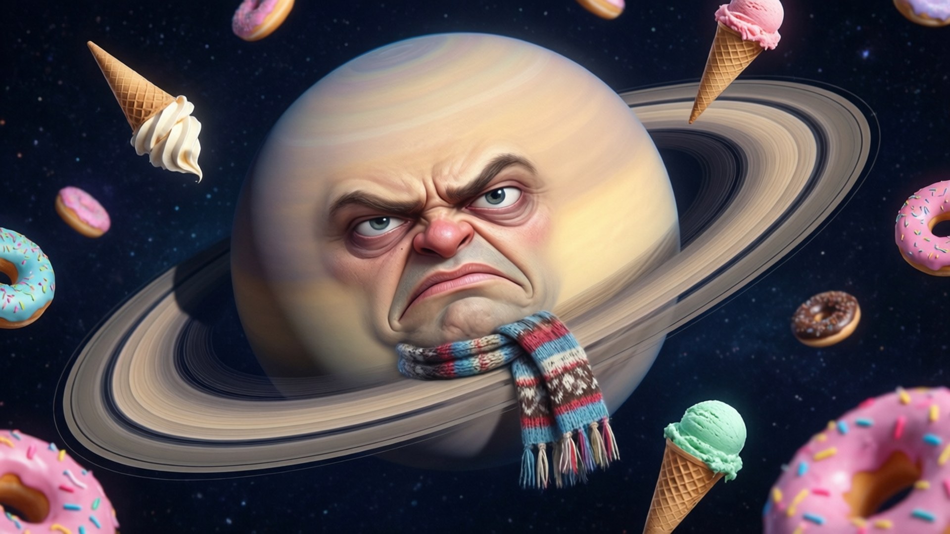Sur Saturn-snacks Wallpapers
