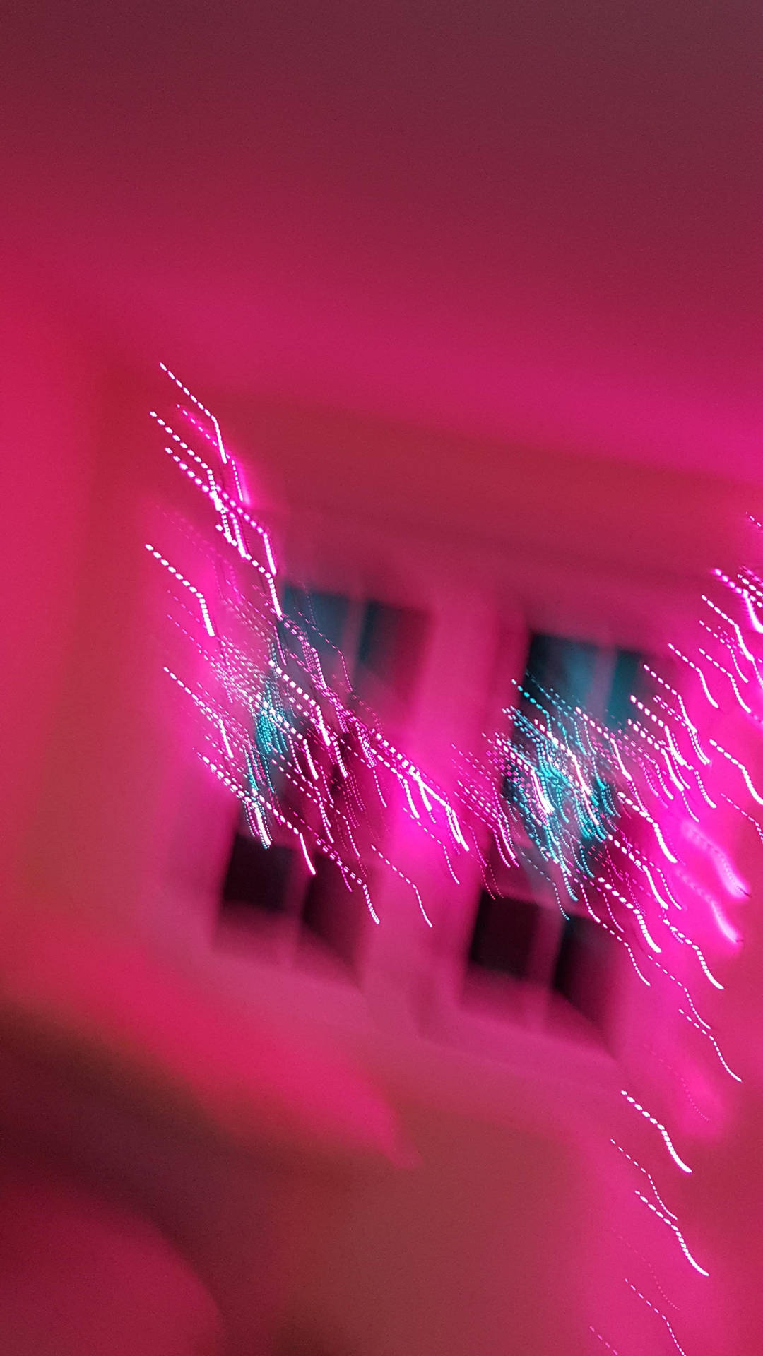 Grunge Aesthetic Blurry Bedroom Wallpaper