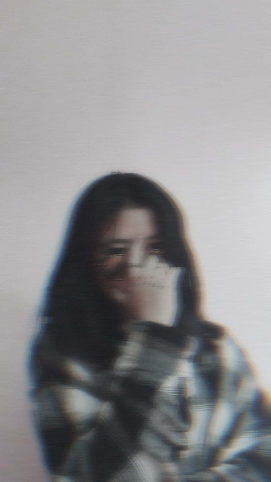 Grunge Aesthetic Blurry Portrait Wallpaper
