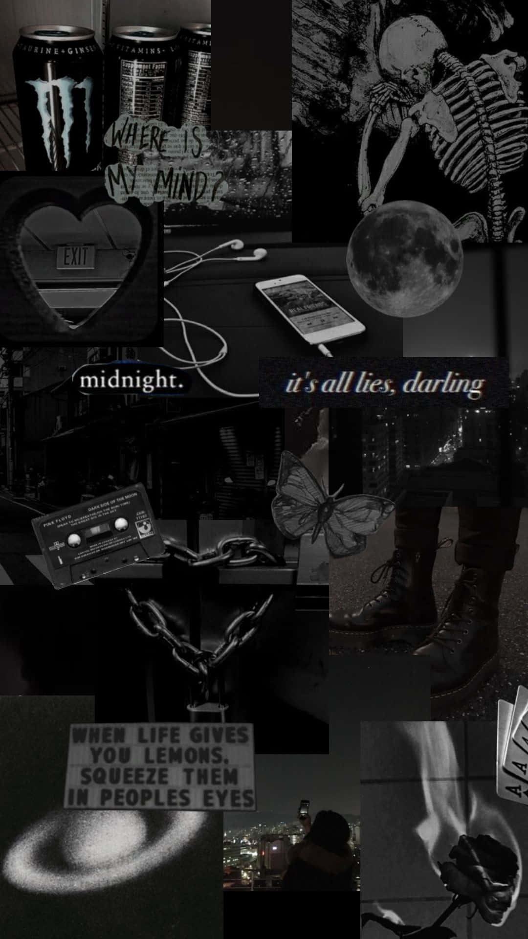 Grunge_ Aesthetic_ Collage Wallpaper