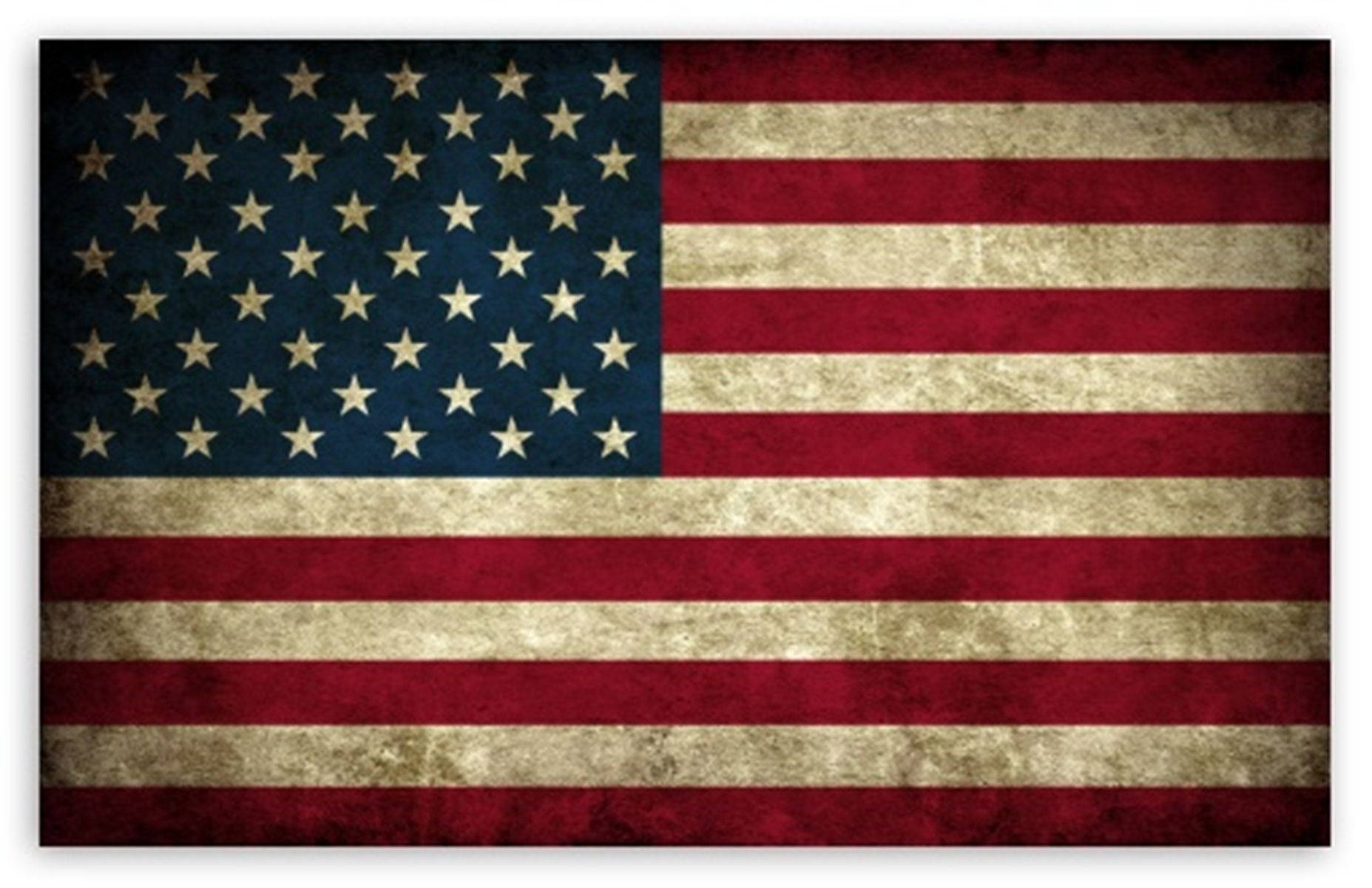 Grunge-Style American Flag Wallpaper Wallpaper